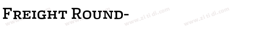 Freight Round字体转换